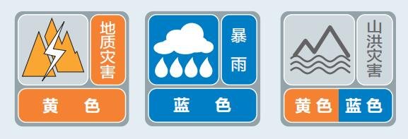 地质+暴雨+山洪 我省连发三条风险预警